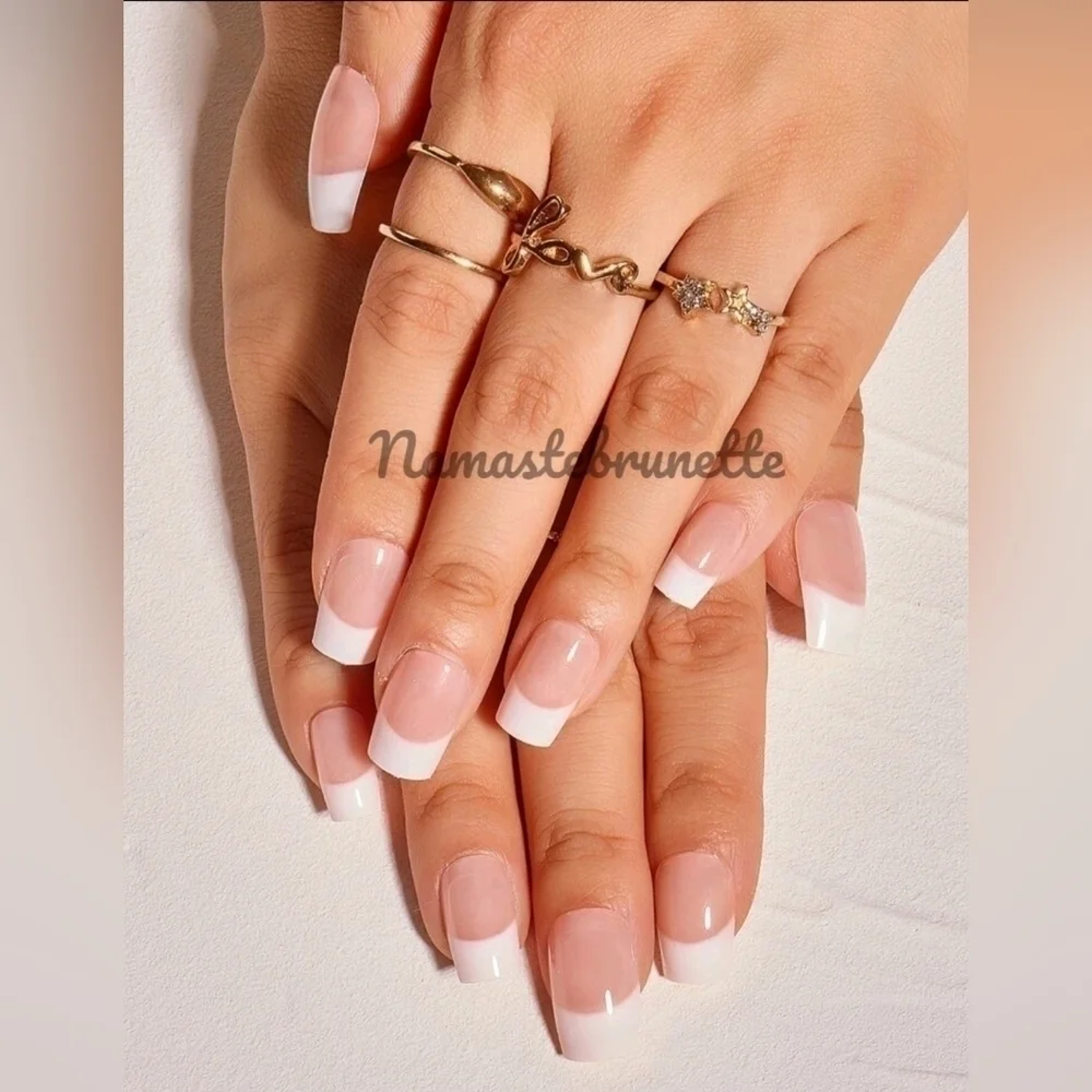2/$16 French Manicure Press On Nails